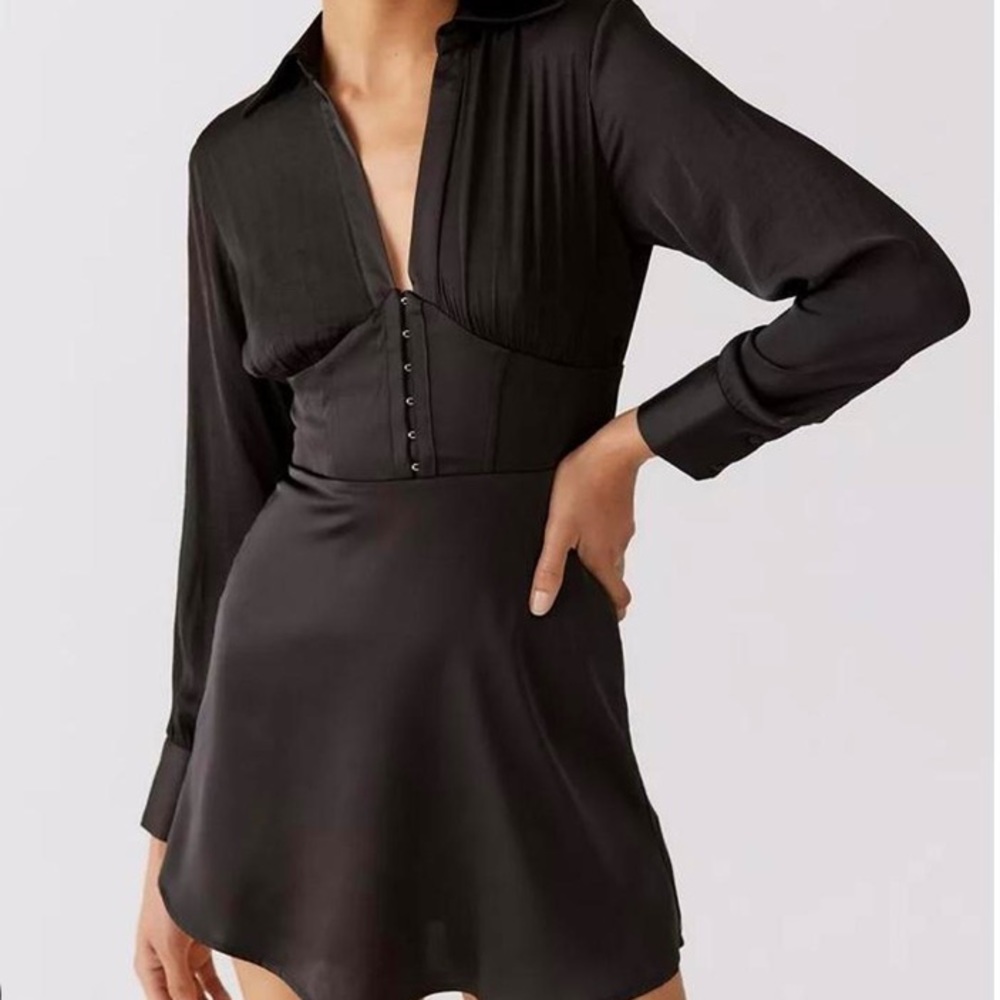 URBAN OUTFITTERS black phoebe dress